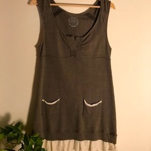 Free People eyelet detail dress